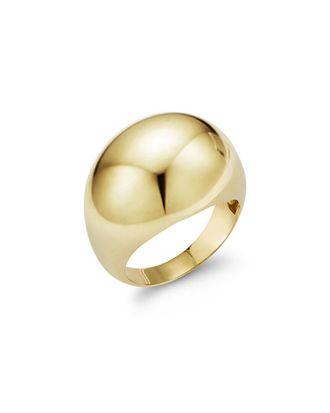 Chloe and Madison Chloe And Madison 14K Over Silver Bold Dome Ring