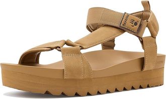 Bearpaw Hydra Womens Dress Sandals Iced Coffee : 12 M, Faux Leather/Leather