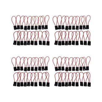 OEM Adecuado Para Portafusibles Pasantes De 30 A, Color Negro/rojo, Apto Para Camiones, Barcos Y Autom&oacute;viles De Hasta 80 A