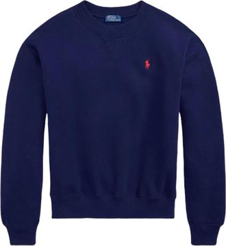 Polo Ralph Lauren Donna, Felpe, Blu, L, new