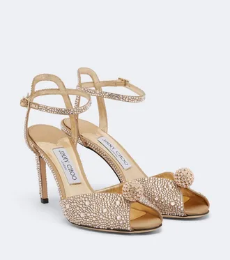 Jimmy Choo London Sandalias Sacora con cristales