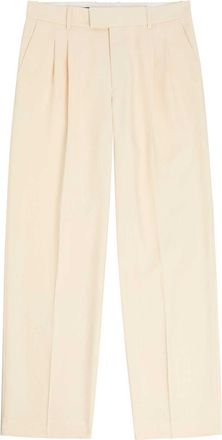 Dr&ocirc;le de Monsieur DR&Ocirc;LE DE Monsieur Pantalon Golfeur Logo-embroidered Woven Trousers - Off White - XL