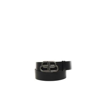 Balenciaga Heren, Accessoires, Zwart, Maat: 100 CM Leer