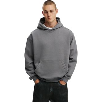 Cotton On Box Fit Hoodie in Slate Stone at Nordstrom, Size X-Large