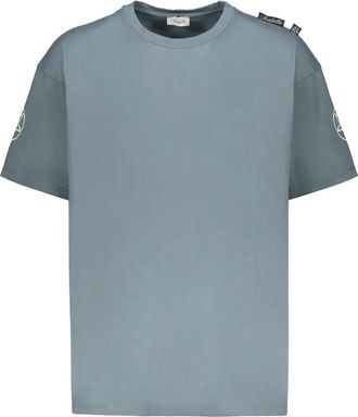Isabella 1985 Katoenen T-shirt - Heren - T-shirts - Grijs - M - Katoen - Tops