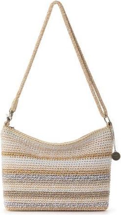 The Sak Lumi Covertible Crossbody Hand Crochet Bag in Sand Stripe at Nordstrom