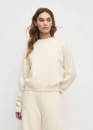 Favorite Daughter Fatigue Sisters Sweatshirt In Cream