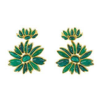 Zimmermann Botanica Dangles - Dames - Oorbellen - Groen - ONE Size - Accessoires
