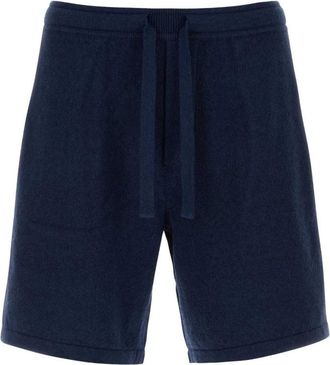 Dolce & Gabbana Navy Blue Solid Shorts