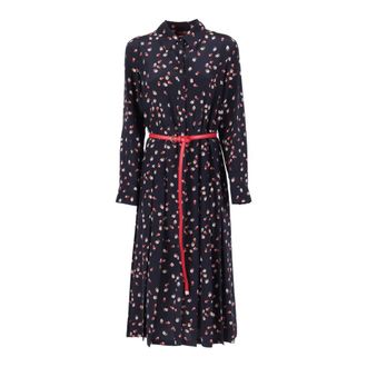 Max Mara Abito Elmo - female - Max Mara Studio - Shirt Dresses - Blue - S - Dresses