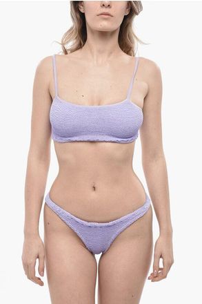 Reina Olga Wave-Print High-Waist Bikini size One Size