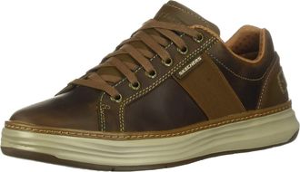 Skechers USA Moreno-Winsor Mens Oxford 9 2E US Dark Brown, Dark Brown