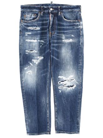 Dsquared2 Blue Mid Rise Jeans