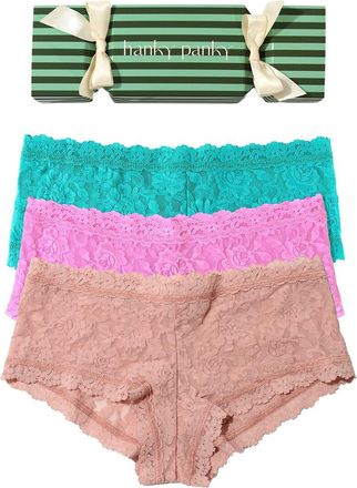 Hanky Panky Holiday Cracker Boyshort 3-Pack