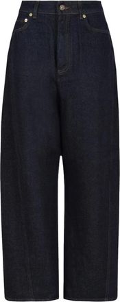 Givenchy Raw Cocoon Jeans - Dames - Loose Fit Jeans - Blauw - W24 - Katoen - Jeans