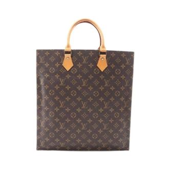 Louis Vuitton Pre-owned Tote Bags, female, Brown, Size: ONE SIZE Pre-owned Sac Plat Monogram Coated Canvas Tote Bag