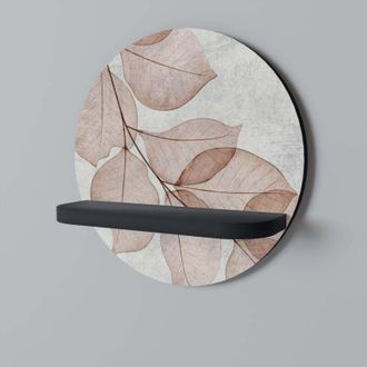 OEM Estante Redondo Fragilidad Oto&ntilde;al Negro