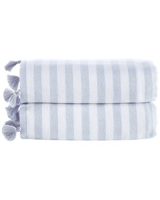 Brooks Brothers Turkish Pesthemal 2Pc Hand Towels