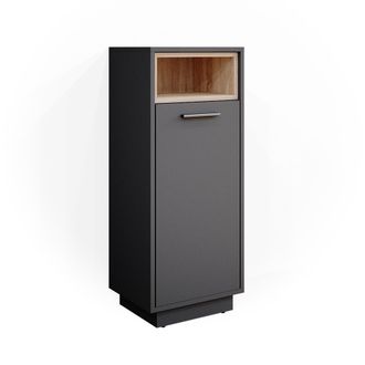 Vicco Armario Mediano Beatrice, Antracita, 30 X 93 Cm Vicco