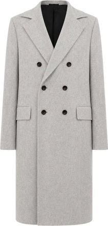 Kiton Heren, Mantels, Grijs, Maat: XL Leer