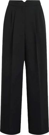 Karl Lagerfeld Pantalones Anchos Studio - Trousers - Mujer - Negro - XS