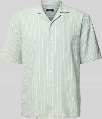 Mc Neal Regular Fit Freizeithemd aus Leinen-Baumwoll-Mix in Lind, Größe XXXL