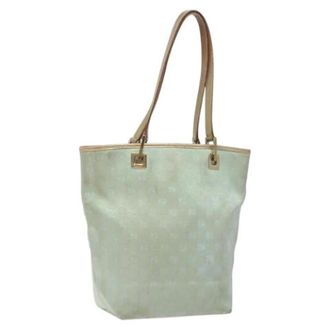 Gucci Pre-owned Nylon gucci-bags - Dames - Pre-owned - Groen - Maat: ONE Size Nylon