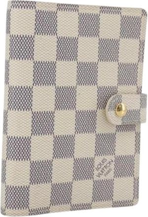 Louis Vuitton Pre-owned Wallets, female, White, Size: ONE SIZE Pre-owned Canvas Home-Office Wallet