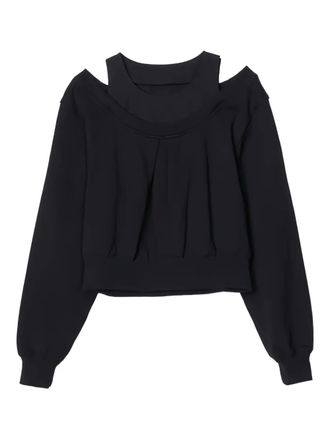 3.1 Phillip Lim Felpa con cut-out - Nero
