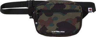 A Bathing Ape 1st Camo Packable Waist Back M Travel Green 0ZXBGMX00290QGRX