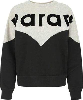 Isabel Marant Two Tone Cotton Blend Houston Sweatshirt