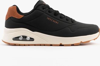 Skechers Uno - Suited On Air Mens Trainers Black - Size UK 10.5