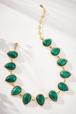 Elizabeth Cole Blossette Crystal Necklace
