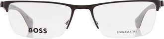 HUGO BOSS Demo Rectangular Mens Eyeglasses BOSS 1080 0003 56