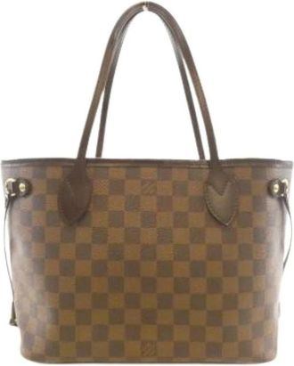 Louis Vuitton Pre-owned Canvas Tote Bag - Dames - Vintage Shopper - Bruin - ONE Size - Vintage