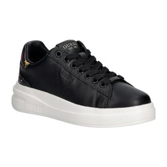 Guess Elbina11 Sneaker - Dames - Schoenen - Zwart - Maat: 37 EU Leer