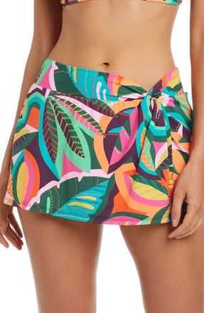 Bleu Rod Beattie Hipster Swim Skirt in Multi at Nordstrom, Size 14