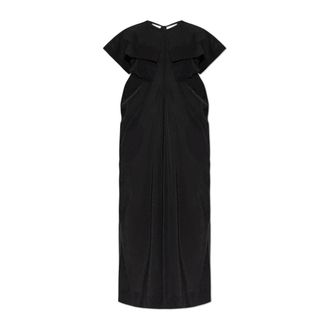 Yohji Yamamoto Oversized Jumpsuit - Dames - Jumpsuits - Zwart - XS - Linnen - Jumpsuits & Playsuits