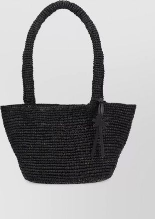 Maneb&igrave; shoulder bag double handles palm tree charm