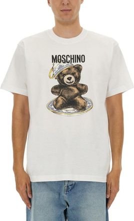 Moschino Whimsical Bear Graphic T-Shirt