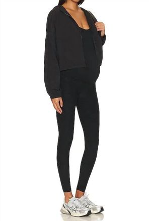 Beyond Yoga Spacedye Love The Bump Maternity Midi Legging In Darkest Night