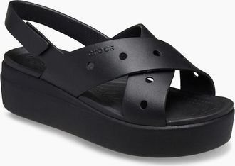 Crocs Womens Crocs Brooklyn 4U EVA Womens Black Sandals - Size: UK 5 / eu 37/38 / us w7