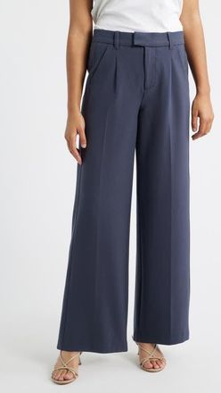 Wit & Wisdom Skyrise Wide Leg Pants in Shadow at Nordstrom, Size 10P