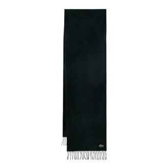Lacoste Wollen sjaal - unisex - Accessoires - Groen - Maat: ONE Size Wol
