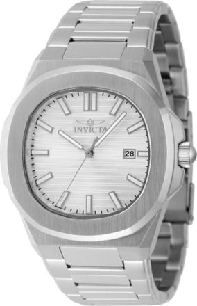 Invicta Speedway Quartz Silver Dial Mens Watch 48318