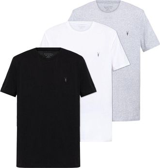 AllSaints Drie tonische T-shirts - Grijs