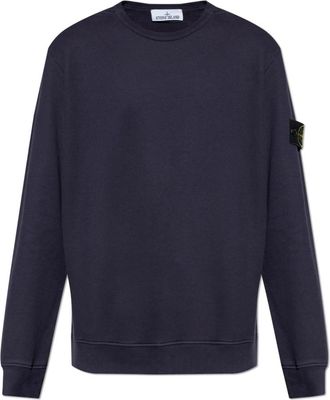 Stone Island Sweatshirts & Hoodies - Heren - Sweatshirts - Blauw - 2XL - Katoen - Hoodies & sweatvesten