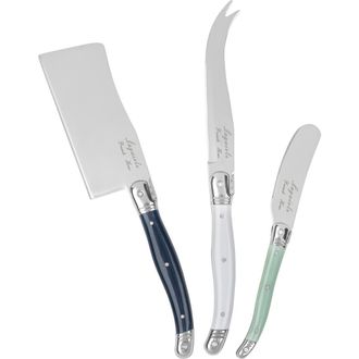 French Home Set of 3 Assorted Laguiole Cheese Knives in Sea Salt at Nordstrom Rack