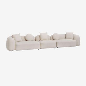 Sklum Sof&aacute; Modular De 3 Piezas En Chenilla Coco Sklum