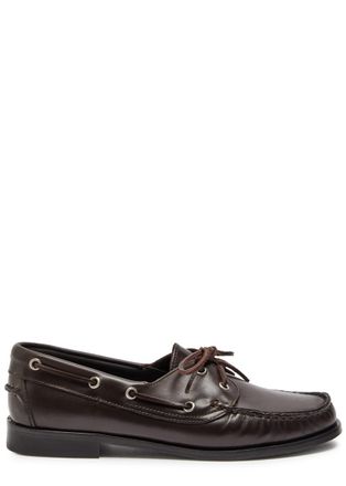 Aeyde Aeyde Harris Leather Loafers - Brown - 37 (IT37/ UK4)